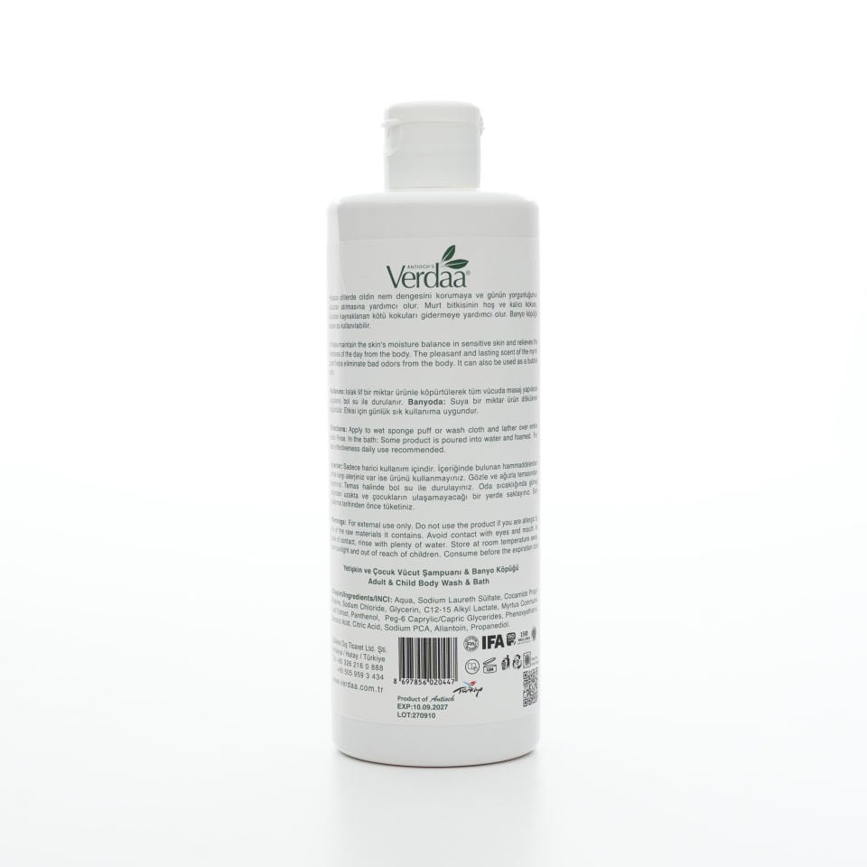 Bitkisel Asmar (Mersin) Vücut Şampuanı & Banyo Köpüğü 400 ML